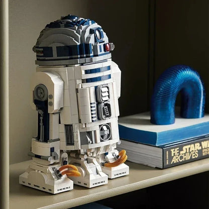 MINISO 75308 Robot Star Space Union R2D2 Model – 2314PCS Building Block Set for Boys Birthday Gifts