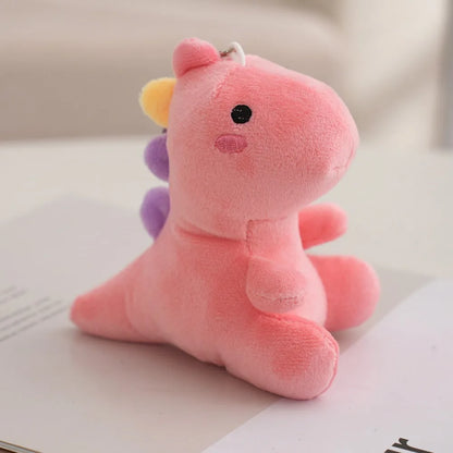 Cute Dinosaur Plush Keychain - Soft Bag Charm, Dinosaur Pendant Toy & Birthday Gift Accessory
