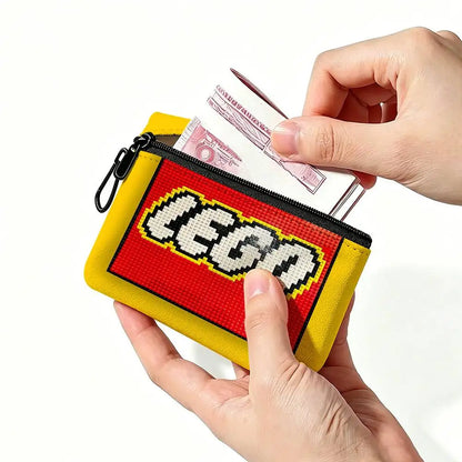 Oxford Fabric Zipper Pouch - Lightweight Hanging Coin Wallet for Cards, Keys, Lipstick & Earbuds