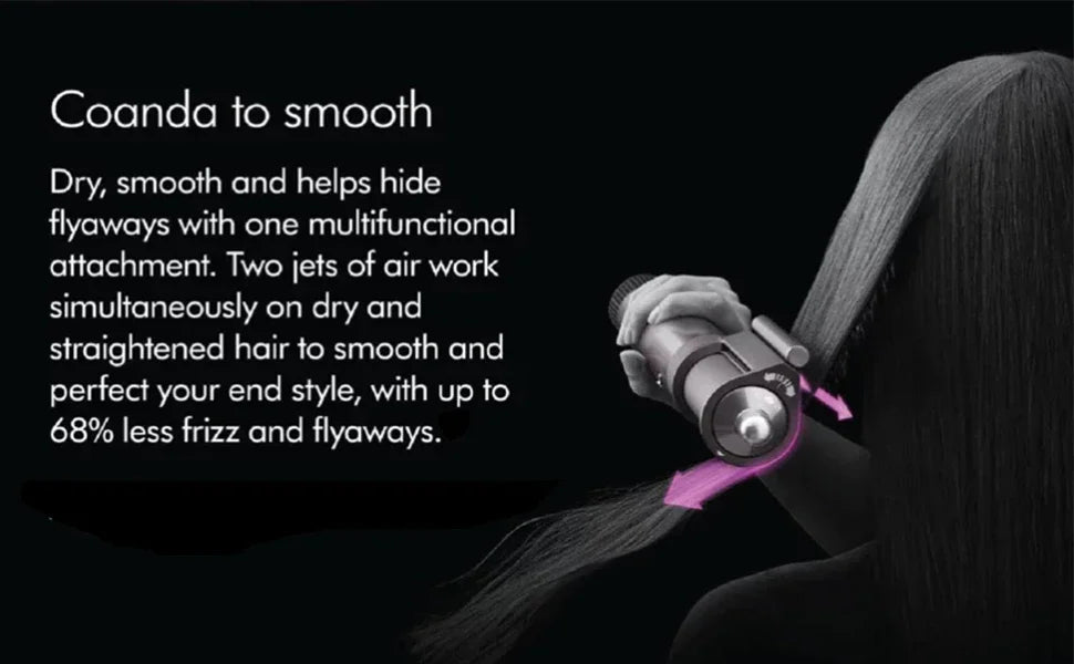 Professional Curling Iron & Hair Dryer Hot Comb – Hair Straightener Styling Brush for Salon & Home