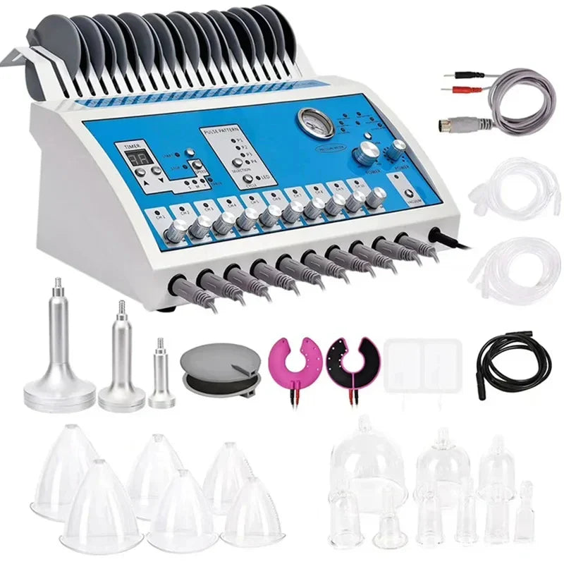 Bum Suction Machine — Infrared Heat EMS Vacuum Massager for Body Shaping & Muscle Stimulation at Home or Salon
