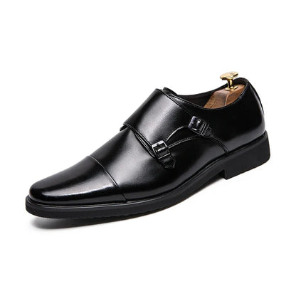 Men’s Genuine Leather Oxford Shoes - Luxury British Lace-Up Business Casual & Wedding Dress Shoes