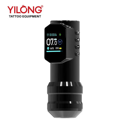 YILONG Wireless Tattoo Pen — Large Color Screen Digital Display | Permanent Makeup Tattoo Machine with 1500mAh Power Tattoo Gun