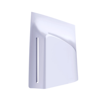 Premium White ABS Side Disc Plate – Replacement Faceplate Hard Shell Case for PS5 Slim Disc Edition