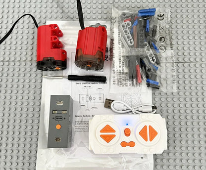 911RSR 1580PCS RC Racing Car Building Set – Technical Model with LED Lights, MOC Bricks Adult Toy Gift