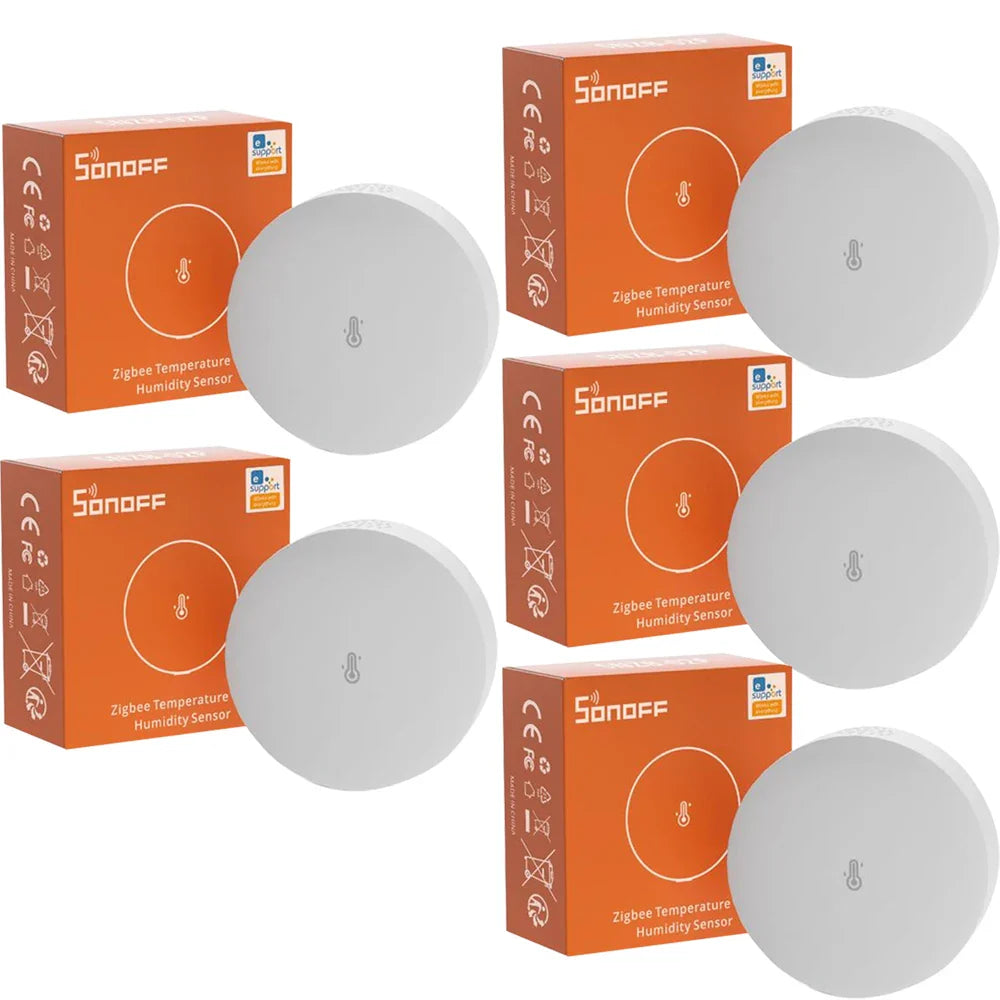 SONOFF SNZB-02P Zigbee Temperature & Humidity Sensor – Smart Home Thermometer, Works with Alexa, Google Home & SmartThings