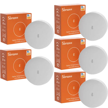 SONOFF SNZB-02P Zigbee Temperature & Humidity Sensor – Smart Home Thermometer, Works with Alexa, Google Home & SmartThings