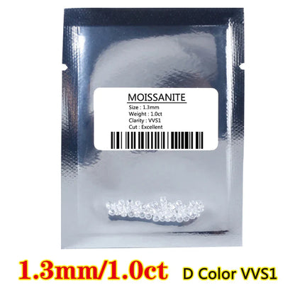 100% Real Moissanite Diamond Tester Pen — GRA Certified D VVS1 Belgium Cut Gemstones at Factory Price