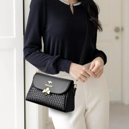 Luxury Women’s Designer Handbags – 2025 Soft Knitting Leather Crossbody Shoulder Bag