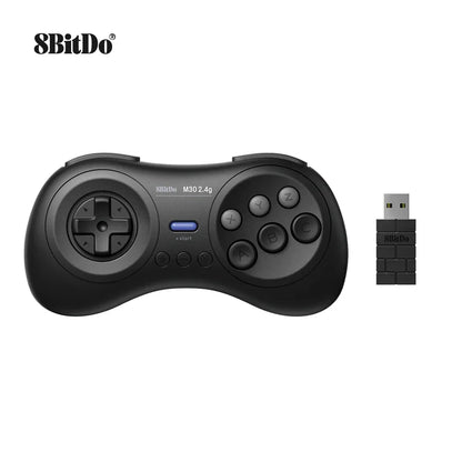 8BitDo M30 2.4G Wireless Gamepad – Sega Genesis & Mega Drive Mini Compatible Original Retro Controller for Classic Gaming