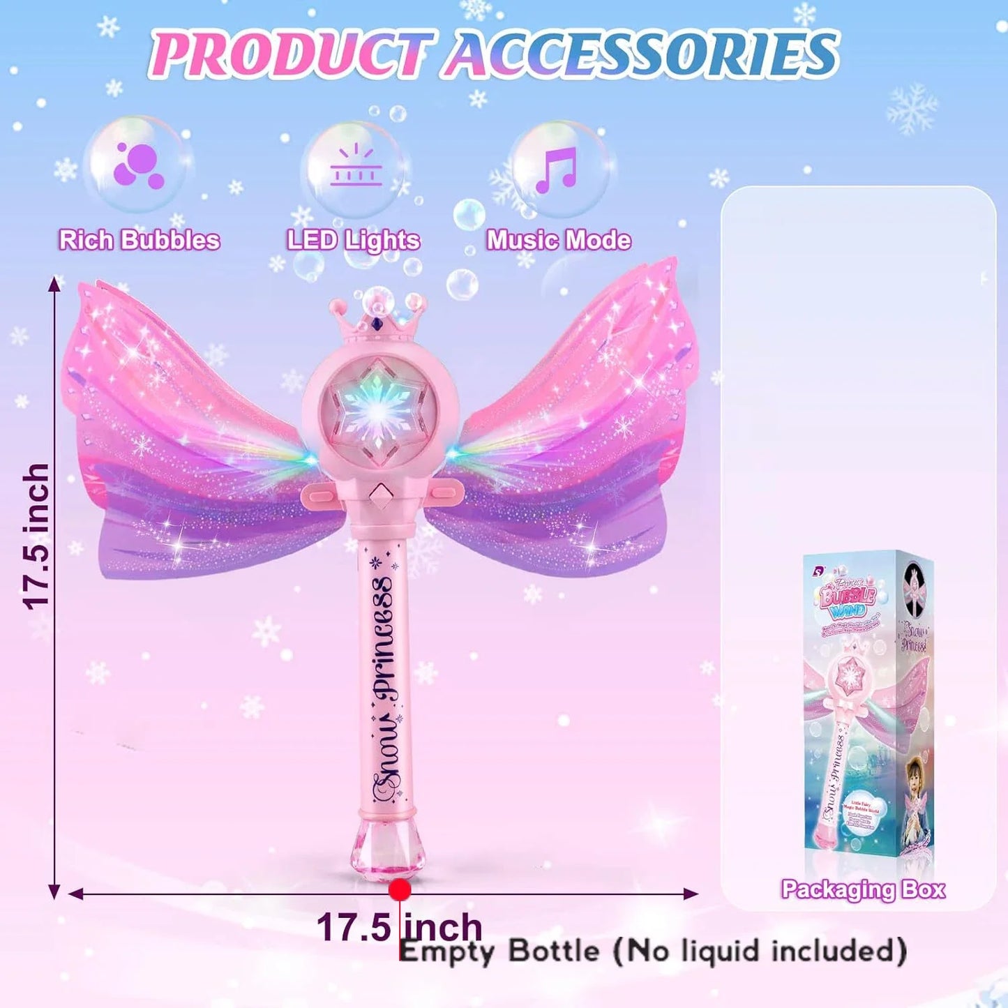 Electric Unicorn Bubble Wand – Bubble Maker Toy for Toddlers, Girls & Boys