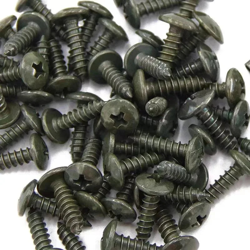 Car U-Type Metal Screw Clips - Anti-Rust Fastener Set for Fender, Bumper & Body Repair (10-200PCS)