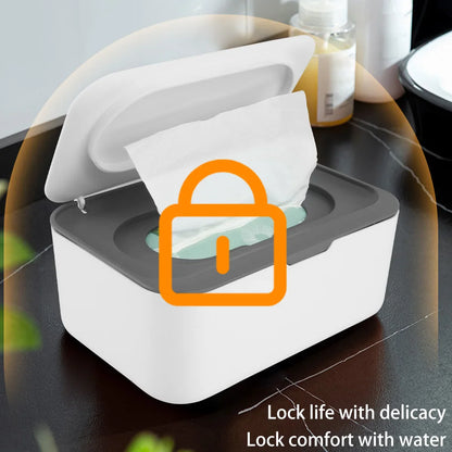 Portable Wet Tissue Box Dispenser with Lid – Dustproof Napkin & Tissue Holder for Baby, Car, and Home Use