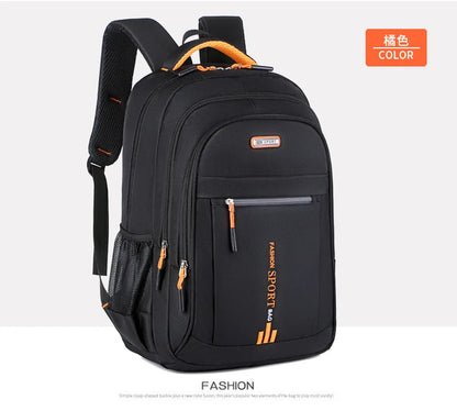 Men’s Oxford Waterproof Backpack – Business Laptop Rucksack for Travel, Work & High School Students