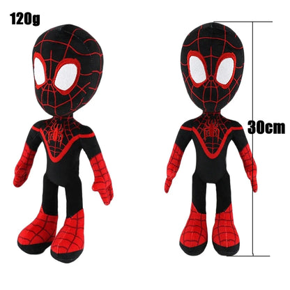30cm Marvel Avengers Spider-Man Plush Toy - Anime Cartoon Figure, Kawaii Cute Stuffed Doll, Ideal Child's Christmas Gift