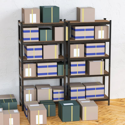DayPlus 5-Tier Heavy Duty Garage Shelving – Adjustable Storage Unit, 386LBS Load Capacity per Tier, 150-200CM Height