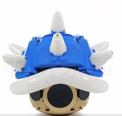 MOC Game Anime Figure Set 40787 — DIY Kart Spiny Shell Turtle Building Blocks for Kids