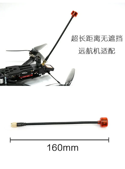 Rush Cherry FPV 5.8G Antenna – LHCP/RHCP SMA MMCX UFL IPEX Adapter for Racing Drone Goggles