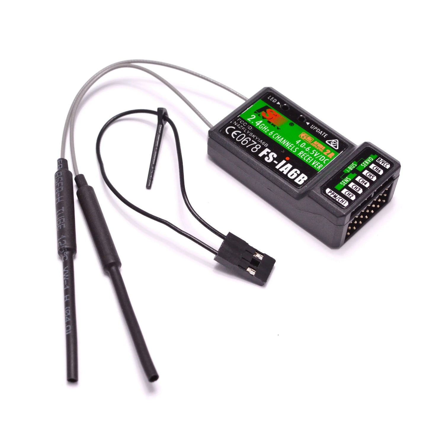 FlySky FS-IA10B/IA6B/X6B/FS-A8S Receiver – Compatible with i6, i10, CT6B, T6, TH9X Remote Control Transmitters