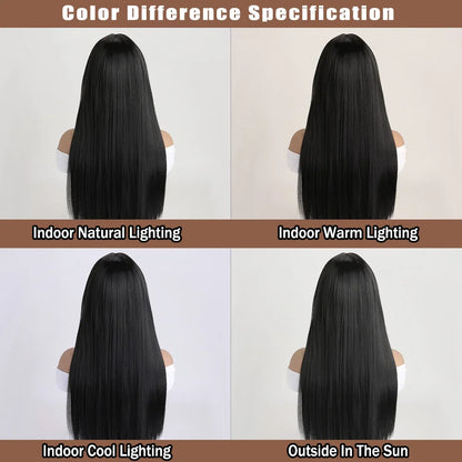 26" Long Straight Synthetic Wig – Fashion Color Wig for Women, Daily Wear, Halloween Costume, Party & Cosplay