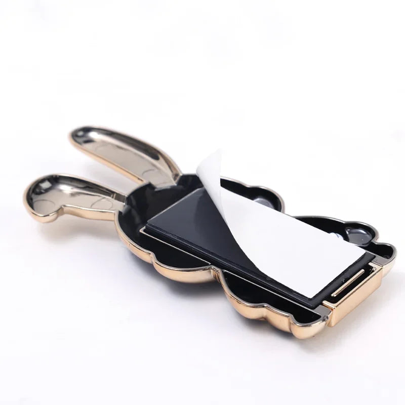 Universal Bunny Phone Ring Holder – 2-in-1 Foldable Cellphone Stand with Cute 3D Rabbit Finger Bracket