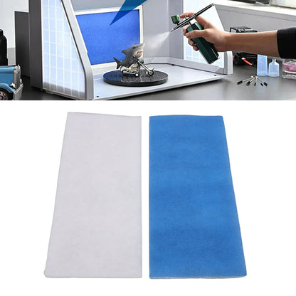 Double Layer Airbrush Spray Booth Replacement Filter System for Painting Craft Tent Dust Filtration Replaceable Spray Booth Accessory