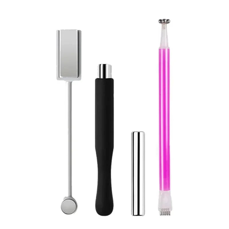 4PCS Multi-Functional Nail Art Magnet Set – Crystal Magnetic Bar for Gel Pattern Enhancement