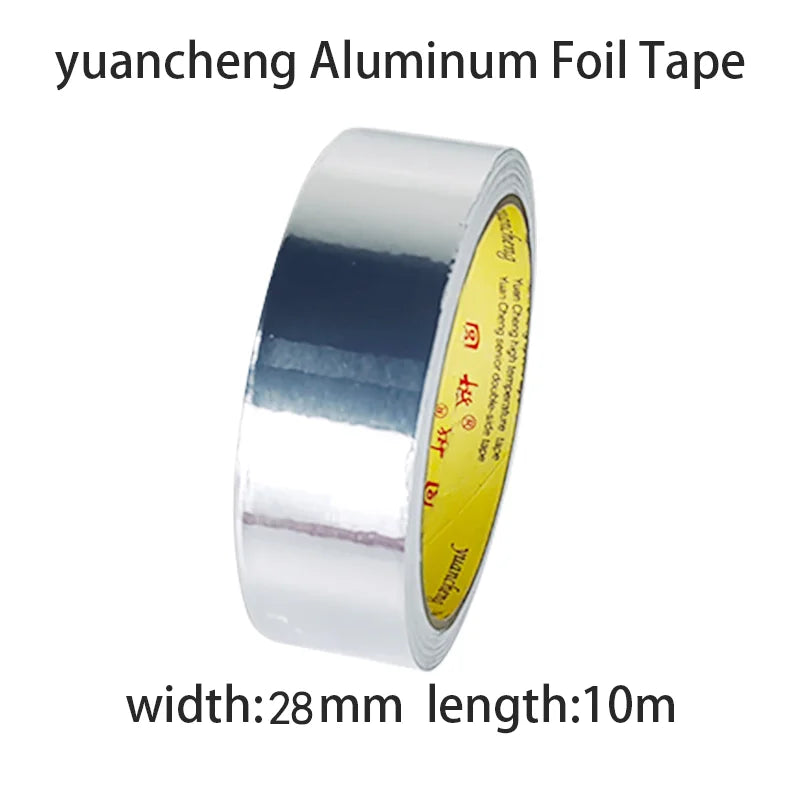 High-Temperature Aluminum Foil Tape – Leak-Proof Adhesive Sealing & Heat Insulation for Kitchen & Pipe Repairs