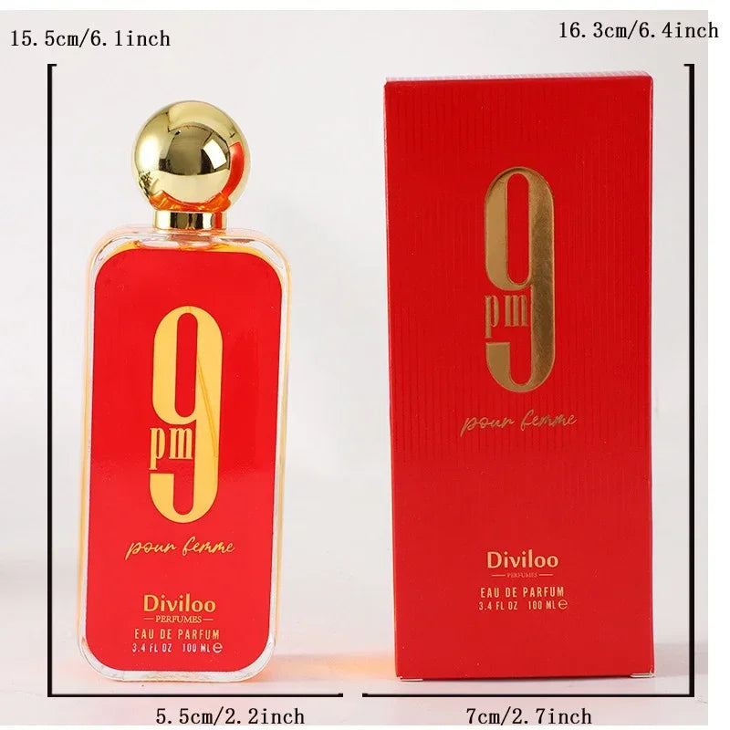 100ML Vanilla Perfume Spray for Women — Light Citrus Floral Fragrance, Long-Lasting Body Mist