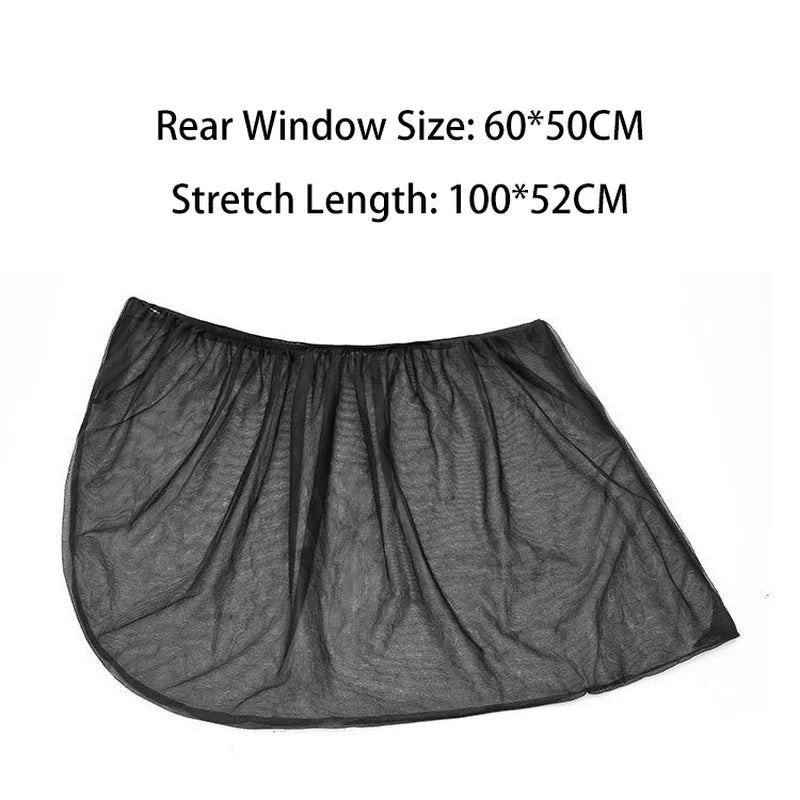 Universal Car Sun Side Window Shade Curtain : Rear Window Cover for UV Protection - Stylish Sunshade Visor Shield and Automotive Accessory