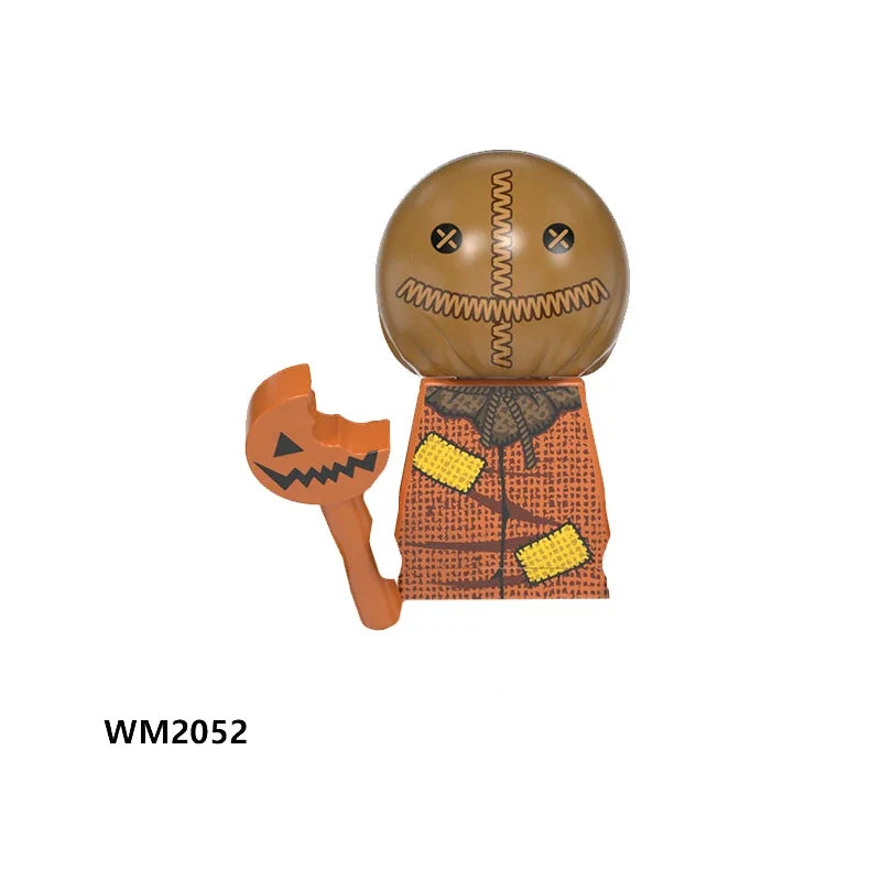 Horror Movie Action Figure Building Blocks – M3gan, Nun & Ash Terrifier Halloween Toy Gift