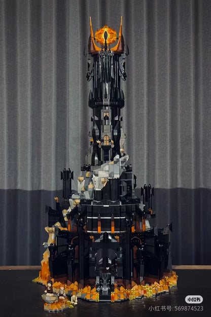 5471PCS Black Tower Building Blocks Kit 2024 – MOC Model Toy for Boys & Adults Birthday Gift