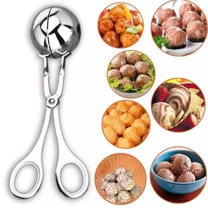 Stainless Steel Meatball Maker Clip | Fish Ball & Rice Ball Mold | Kitchen Forming Tool | Cooking Accessories & Gadgets