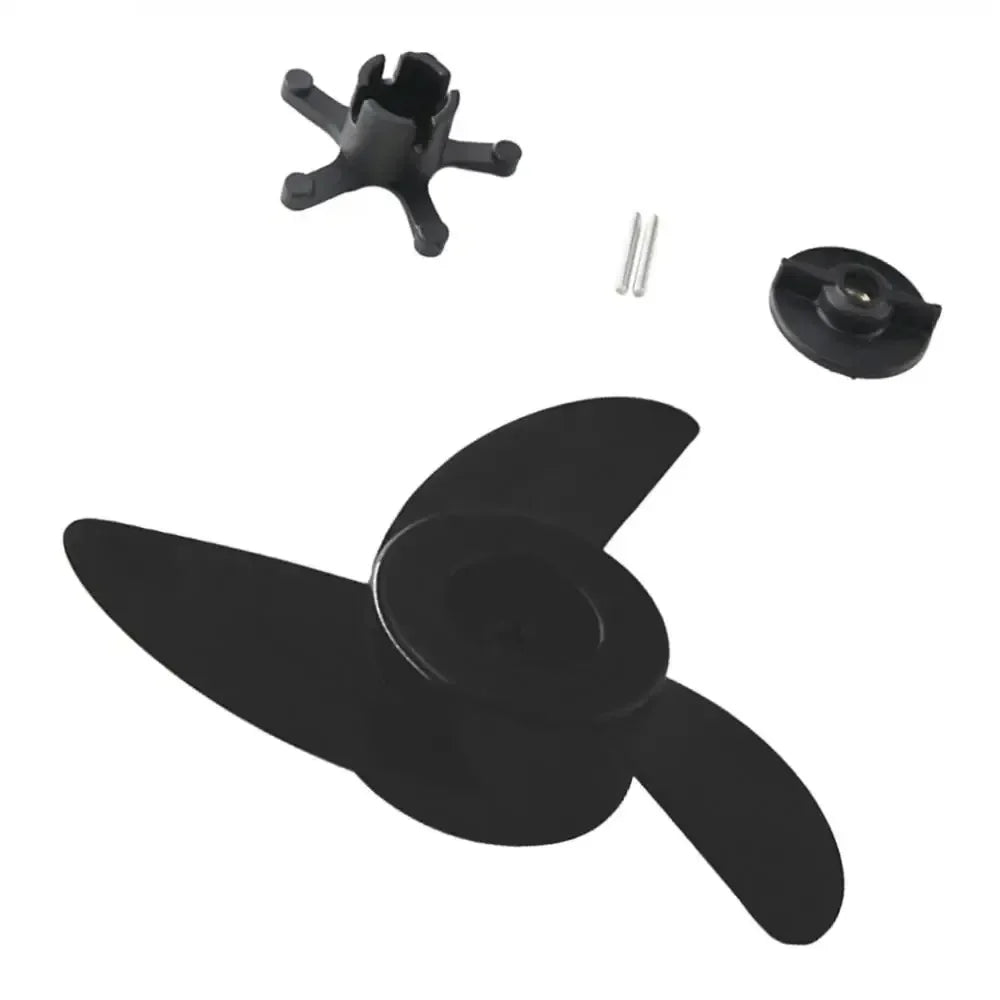 3-Blade Electric Boat Propeller – Outboard Trolling Motor Propeller with Fastening Nut