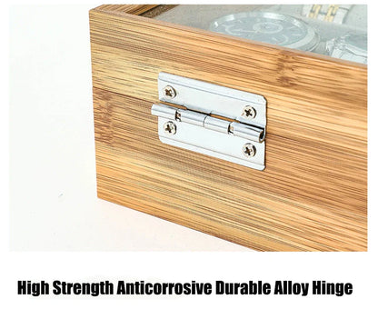 WellZone 2024 Bamboo Watch Box — Eco-Friendly Chinese Style Fashionable Watch Storage Case