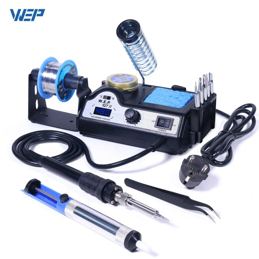 WEP 927-II 2 Helping Hands 60W Electric Soldering Iron Station with Digital Display and Adjustable Temperature Tool