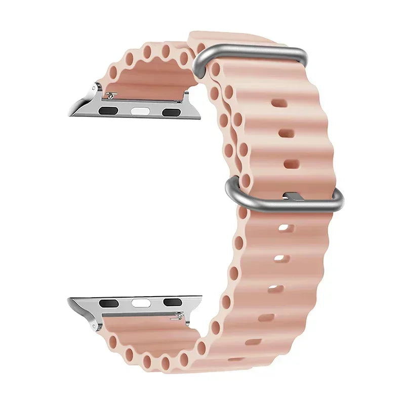 Strap for Apple Watch Ultra Band – 49mm, 44mm, 45mm, 41mm, 40mm, 38mm, 1:1 Original Ocean Belt for iWatch Series 9, 8, 7, SE Bands