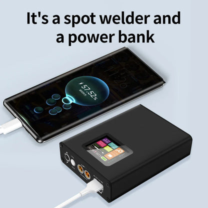 Portable Digital Spot Welder Kit — 18650 Lithium Battery Welder with 30-Speed Adjustable & Color Display