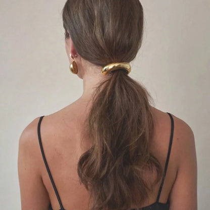 4PCS Fashion Women's High Ponytail Hair Rope – Elegant Elastic Hair Accessories for Daily & Holiday Wear