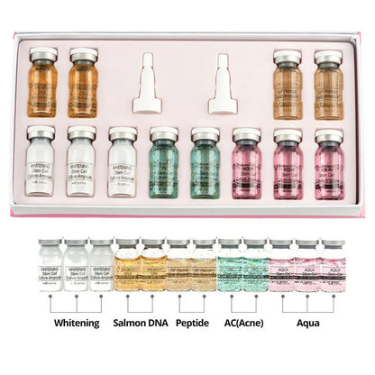8ml BB Cream Glow Serum Ampoule – Niacinamide & Peptide Moisturizing Foundation with Hyaluronic Acid for Facial Skin Care