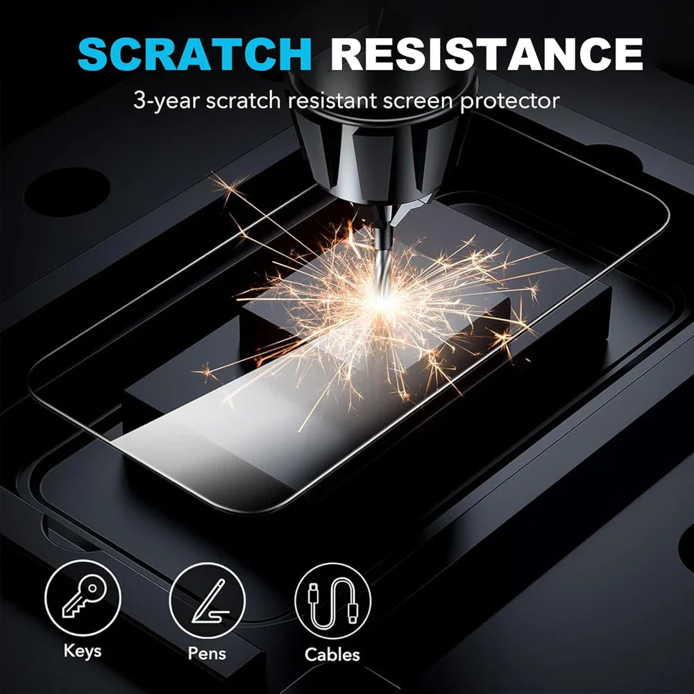Tempered Glass Screen Protector for Nintendo Switch 2 — Includes Joystick Cap Accessories