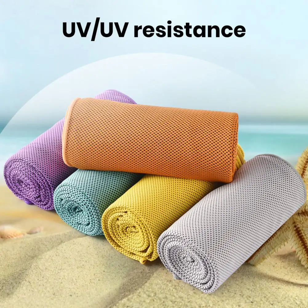 Instant Cooling Sports Towel – Quick-Dry Sweat-Absorbent Gym, Yoga & Workout Fitness Towel