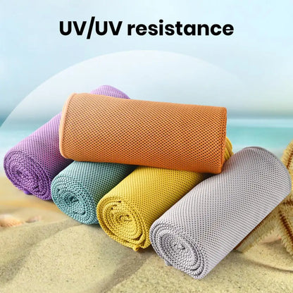 Instant Cooling Sports Towel – Quick-Dry Sweat-Absorbent Gym, Yoga & Workout Fitness Towel
