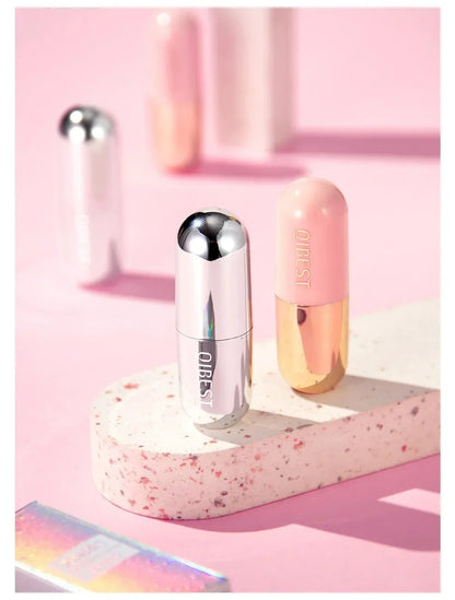 Soft Jelly Color-Changing Lipstick – Glossy Hydrating Glitter Lip Balm with Sparkling Red Shade