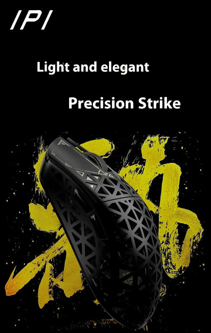 IPI Piao Float Wireless Gaming Mouse — Dual 8K Carbon Hell Out, 3-Mode Bluetooth, Lightweight Esports Custom Mouse for PC & Laptop