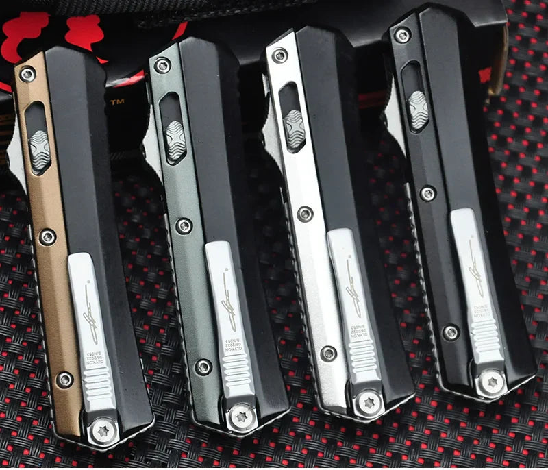 GK Series Mini Micro Tactical Pocket Knife – M390 Steel Zinc Alloy Handle EDC Outdoor Camping & Self-Defense Tool