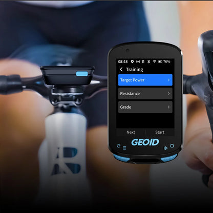 GPS Navigation Bike Computer - Colorful Screen Geoid CC600, Wireless Speedometer, GPX, Wifi Cycling Odometer, ANT+ Indoor Power