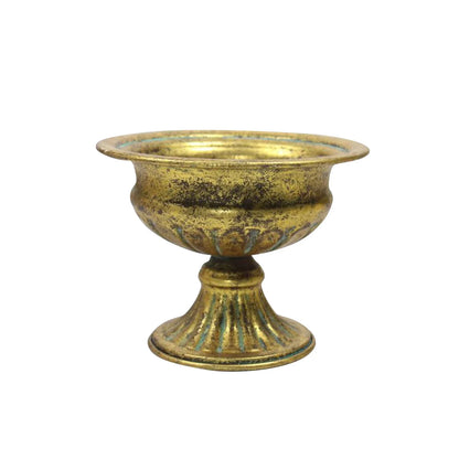 Metal Flower Vase & Candle Holder — Table Centerpiece for Wedding, Anniversary, Party & Hanging Decorations