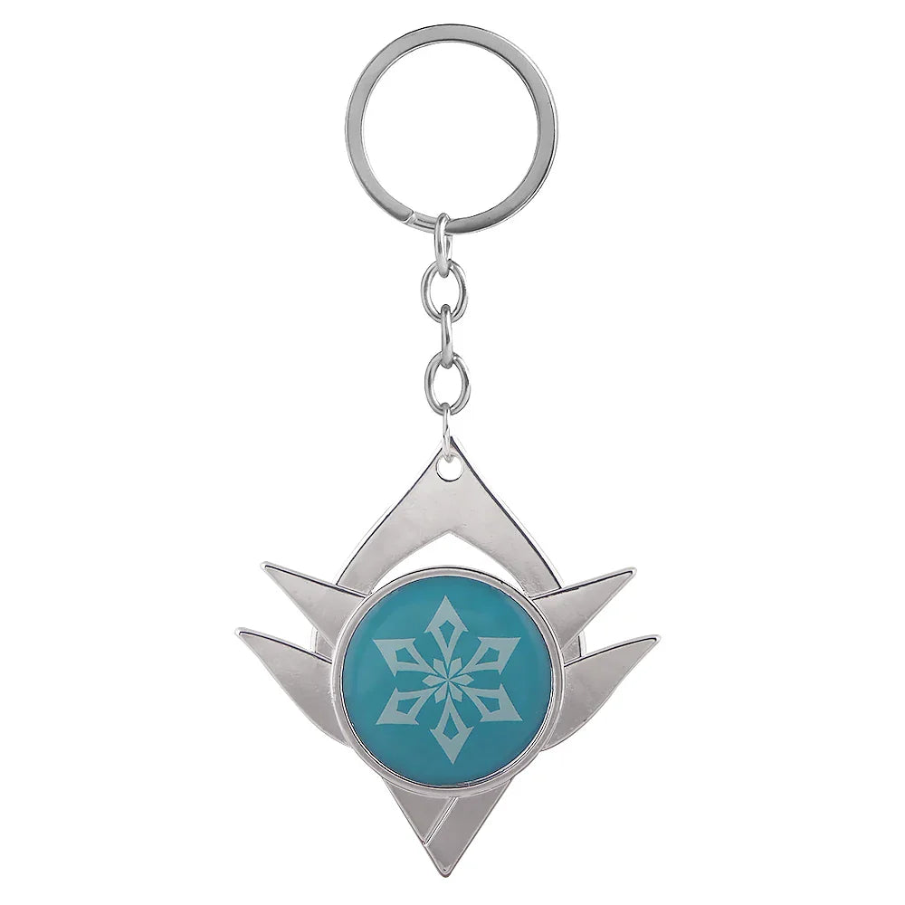 Genshin Impact Venti Eye Keychain 1:1 – Luminous Anime Cosplay Key Ring Backpack Pendant Gaming Accessories Gift