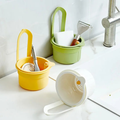 Creative Kitchen Sink Strainer Basket – Detachable, Openable Bottom Garbage Filter for Quick Drain